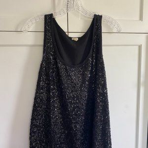 Sequined J. Crew Tank Top! Great Going Out Top!!